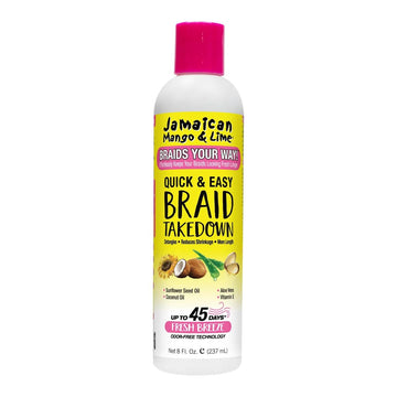 Jamaican Mango & Lime Braids Your Way: desenredado suave para retirar trenzas sin tirar del cabello
