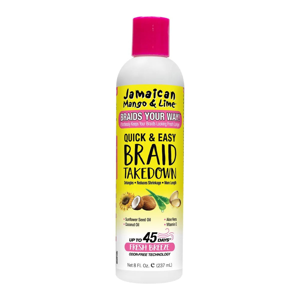 Jamaican Mango & Lime Braids Your Way: desenredado suave para retirar trenzas sin tirar del cabello