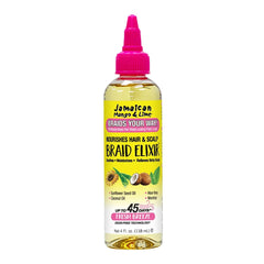 Elixir Jamaican Mango & Lime en botella para trenzas, hidratación ligera
