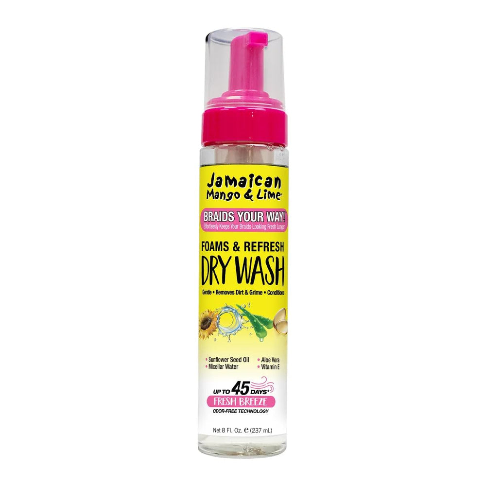 Jamaican Mango & Lime Braids Your Way: botella para refrescar trenzas sin agua.