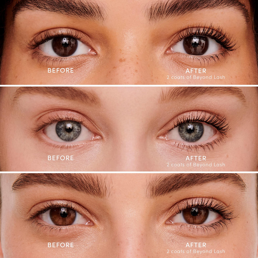 Jane iredale Beyond Lash alarga pestañas para un look más largo.