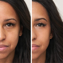 Jane Iredale Enlighten Concealer close-up highlights brightening on dark circles.