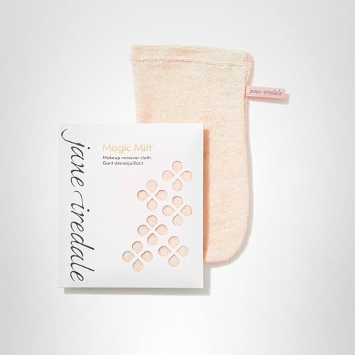 Magic Mitt de Jane Iredale, textura suave para desmaquillar ojos y rostro sin jabón.