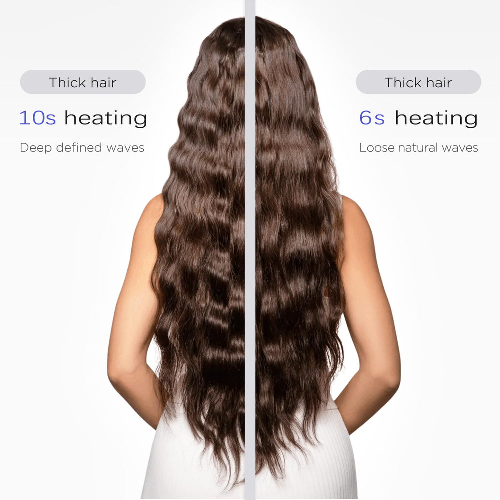 janelove 4 en 1 ajustes-de-temperatura: rango 320-410°F para cualquier tipo de cabello