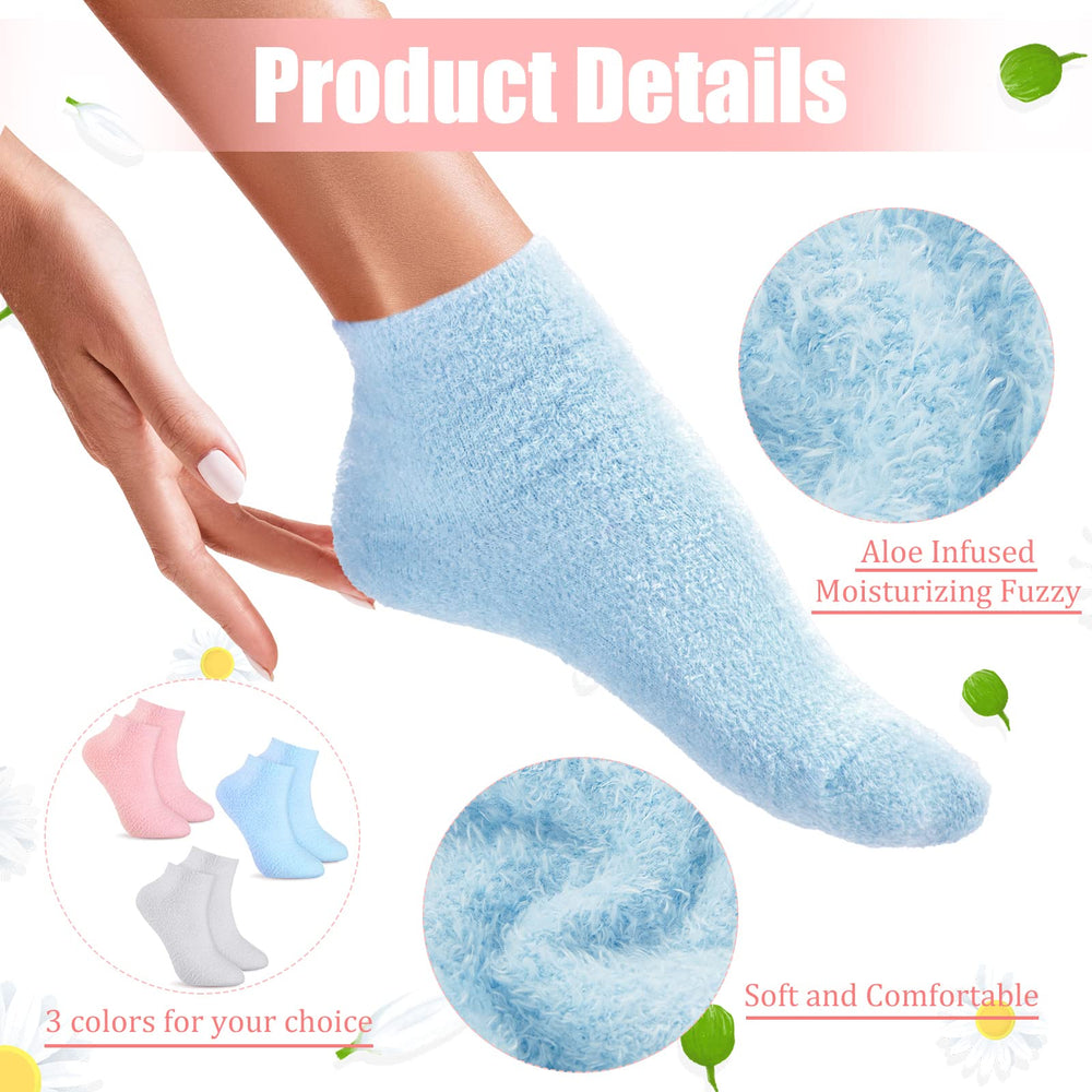 Calcetines Aloe de Janmercy, textura esponjosa, sensación suave para pies cansados