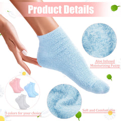Calcetines Aloe de Janmercy, textura esponjosa, sensación suave para pies cansados