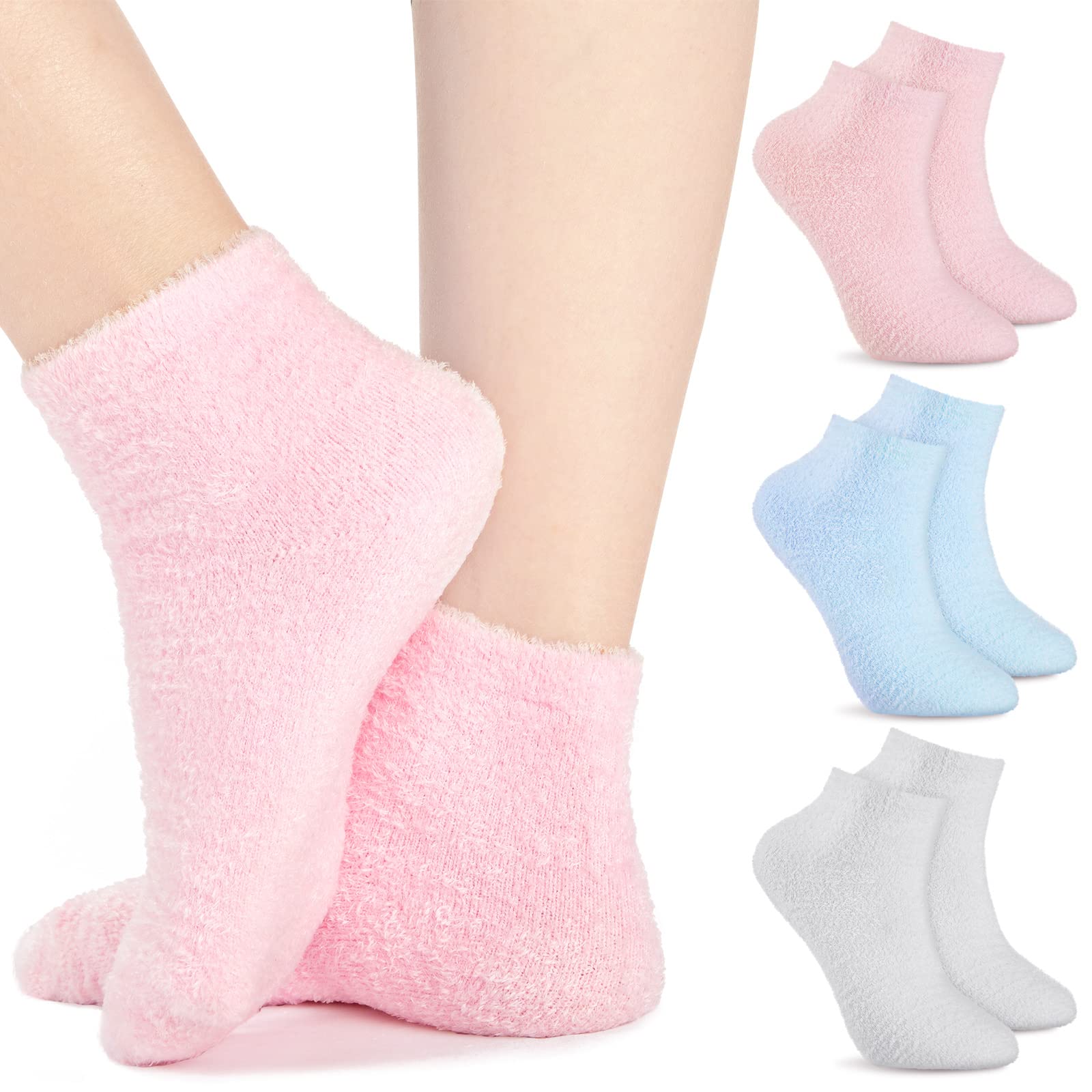 Calcetines Aloe de Janmercy, paquete trio, ideales para combinar con cualquier atuendo diario