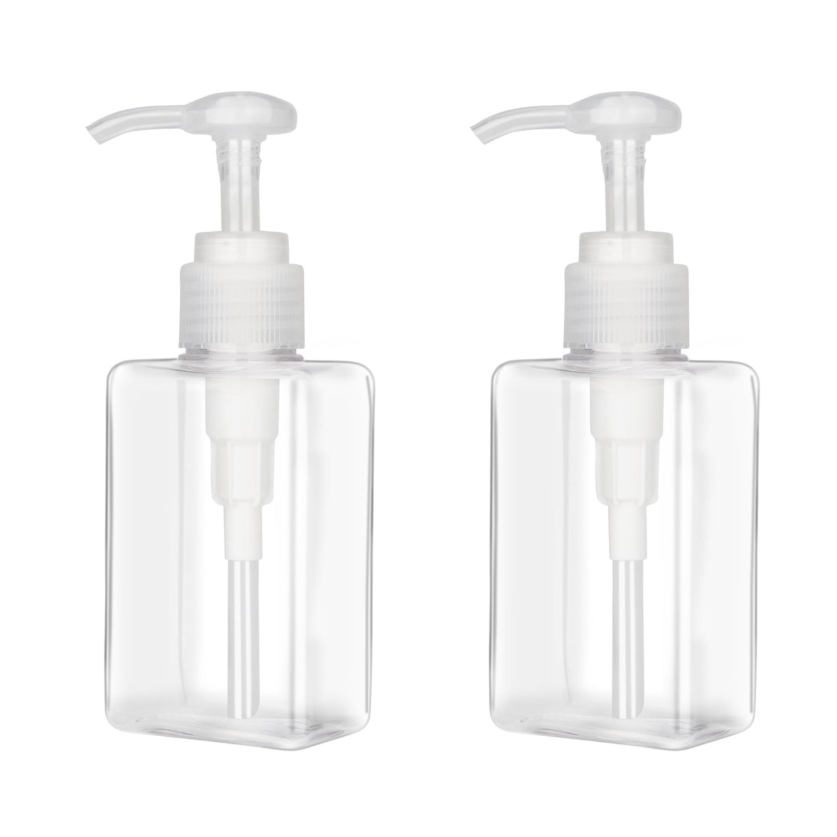 Dispensadores Jansburg de bomba de 100 ml en 2 pack para uso diario y viajes.