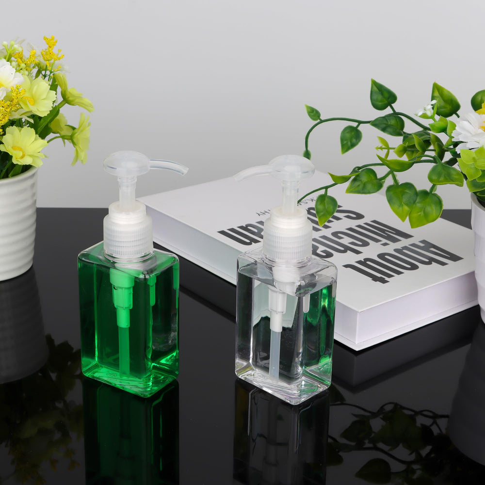 Dispensadores reutilizables Jansburg 100 ml listos para recargas y reducción de residuos.