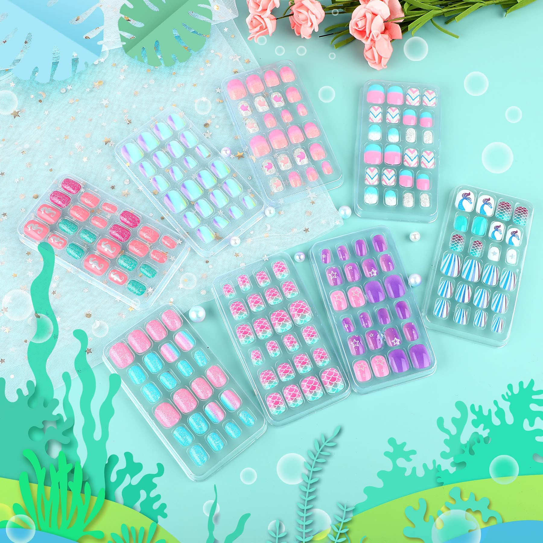 Regalo perfecto para fiestas y cumpleaños con uñas decorativas JANYUN.