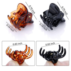 Pinza JANYUN mini agarre firme para mechones pequeños.