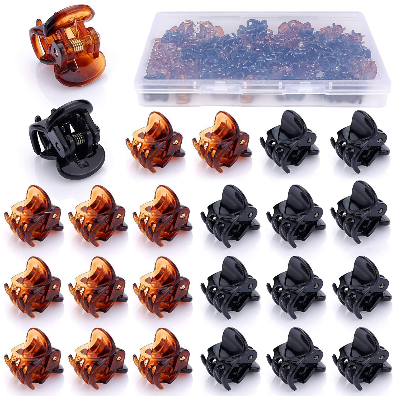 Pinza JANYUN mini pack negro marrón ideal para uso diario.
