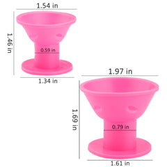 Rouleaux-coiffants silicone petites de JANYUN pour boucles nettes et rapides