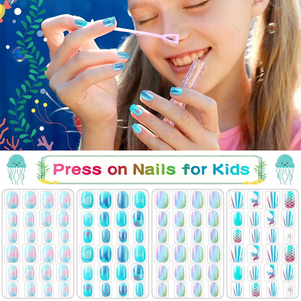 Uñas JANYUN infantiles aplicación fácil, rapidez en el arreglo.