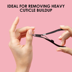 JAPONESQUE Cuticle Nipper Soft Touch acero inoxidable de alta durabilidad