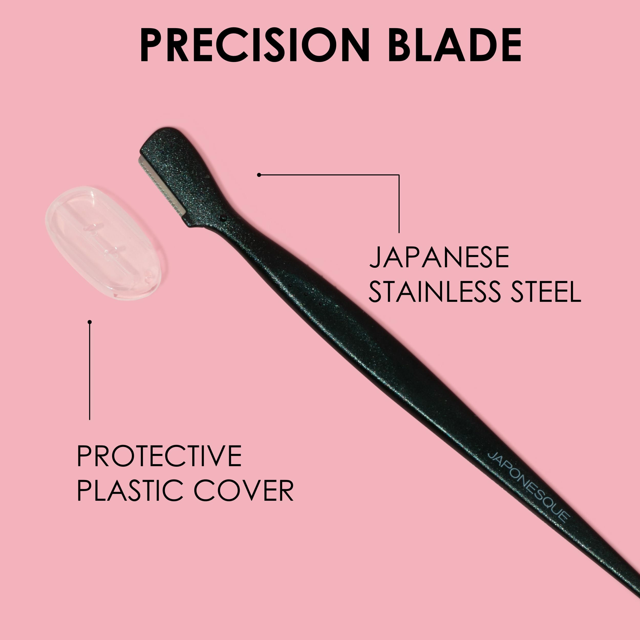 Pelusa facial suave eliminada con precisión usando Japonesque.