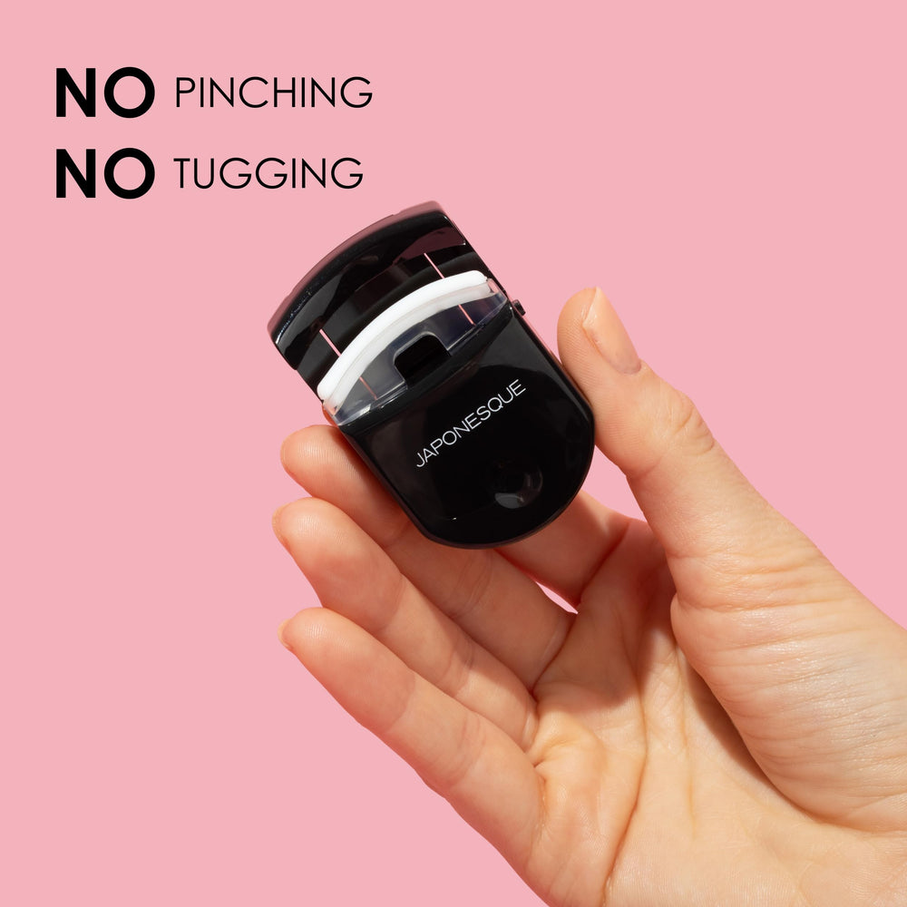 Rizador JAPONESQUE mini compacto: ideal para retoques rápidos durante el viaje.