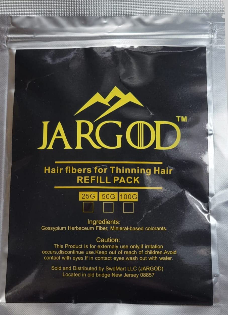 Fibras JARGOD aplicadas en áreas de adelgazamiento con acabado natural.