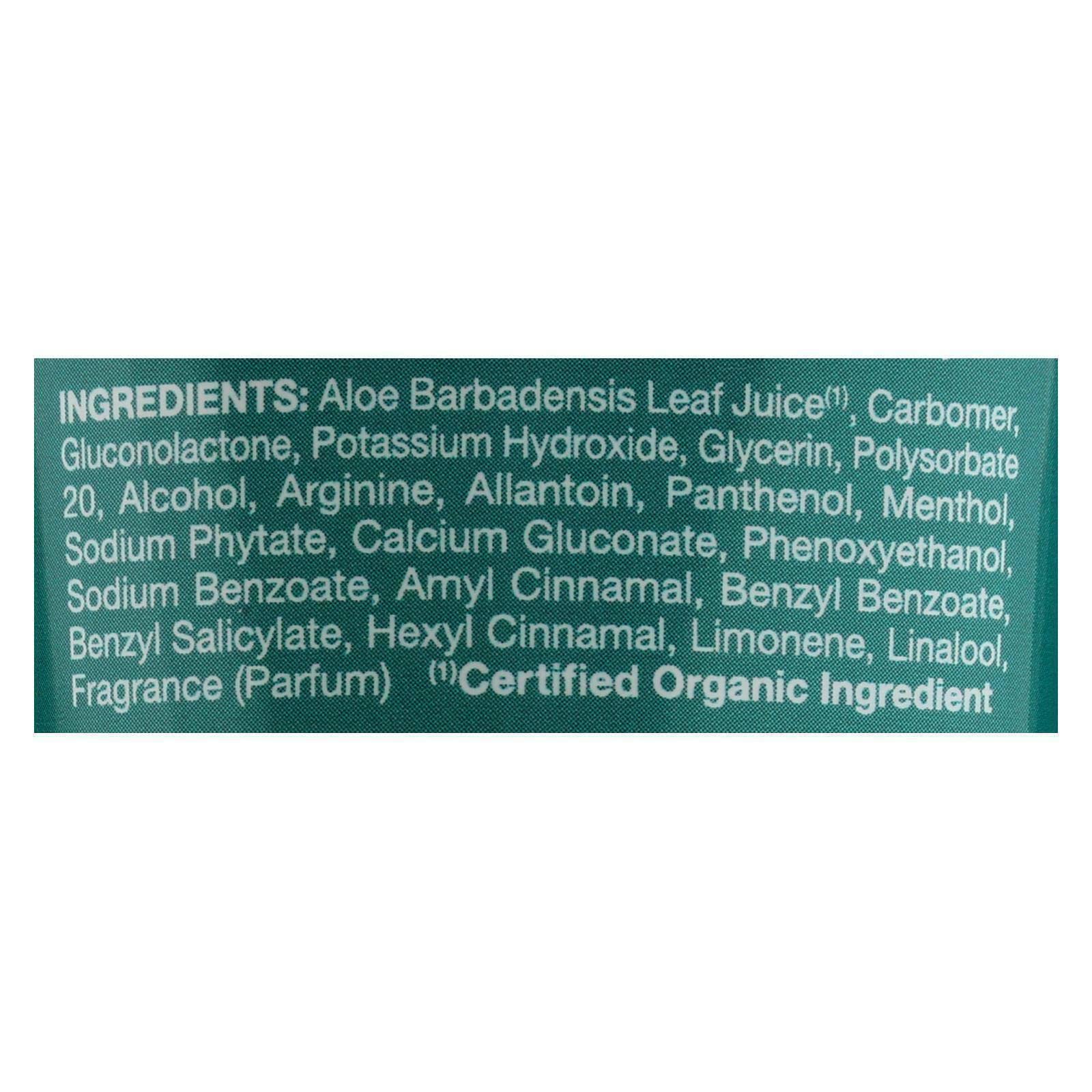 Jason Gel Aloe Vera 98% aplicación suave en manos para confort diario