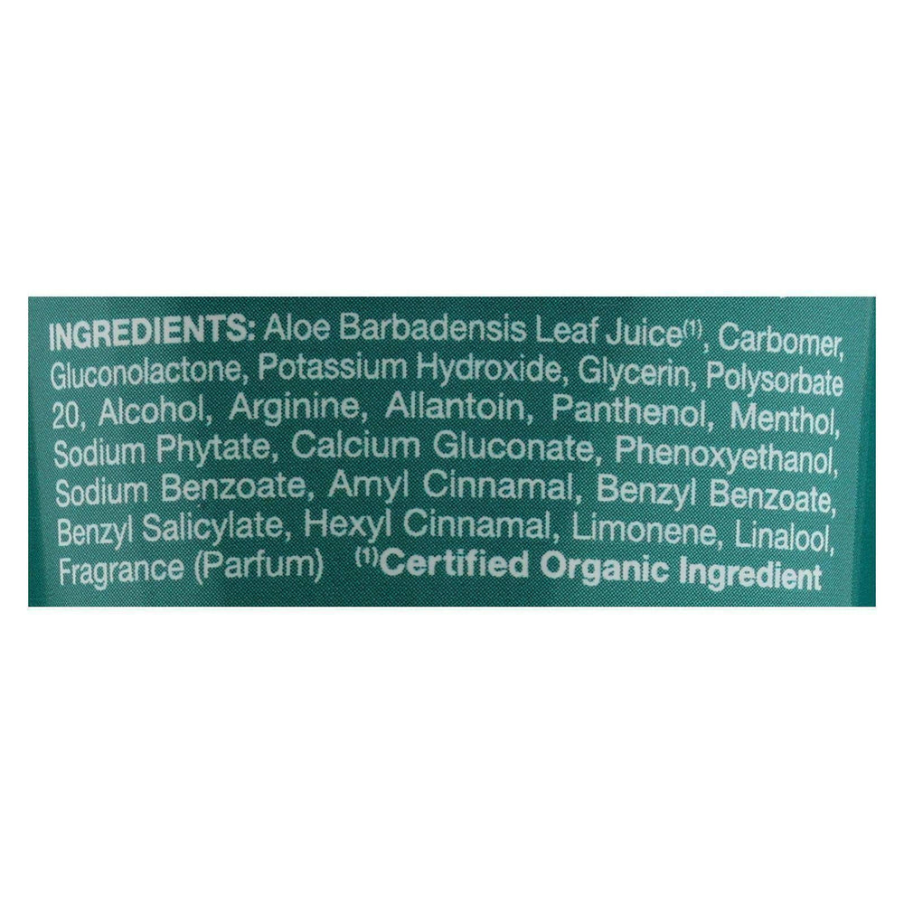Jason Gel Aloe Vera 98% aplicación suave en manos para confort diario