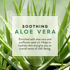 JASON Aloe Vera Gel de Ducha, ingredientes nutritivos que cuidan la piel durante la ducha.
