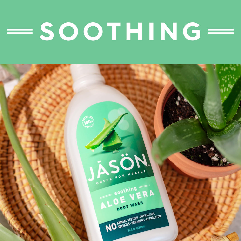 JASON Aloe Vera Gel de Ducha, textura cremosa que deja sensación suave.