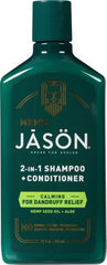 Frente de la botella Jason 2 en 1, facilita la rutina diaria.