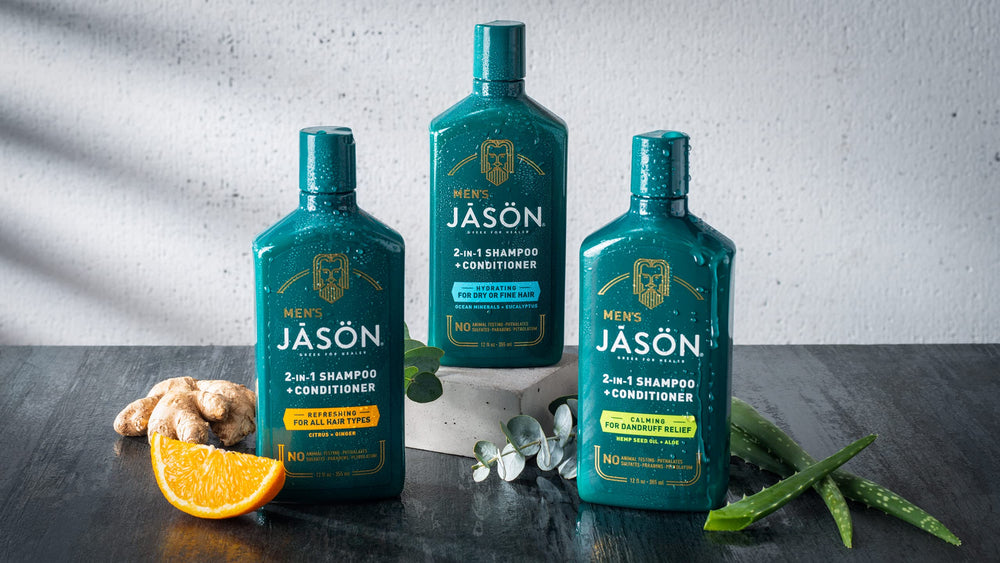 Empaque ecológico de Jason 2 en 1 para compras conscientes.