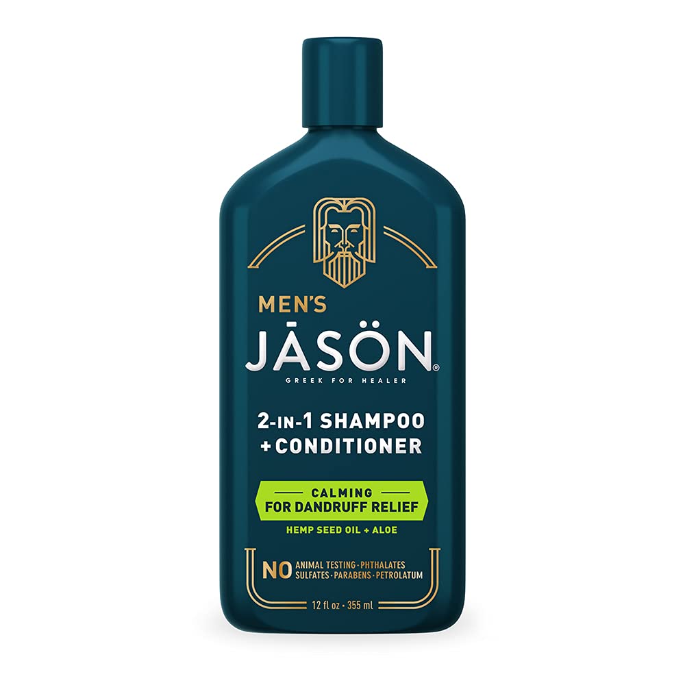 Jason 2 en 1 shampoo y acondicionador, botella de 12 oz para uso diario.