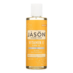 JASON Vitamina E 5000IU: botella de aceite corporal para hidratación