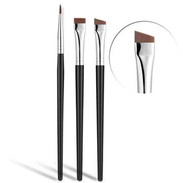 Brocha angulada JASSINS para delineado preciso y suave, ideal para trazos limpios.