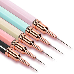 Pinceles delineadores JASSINS para líneas finas en uñas.
