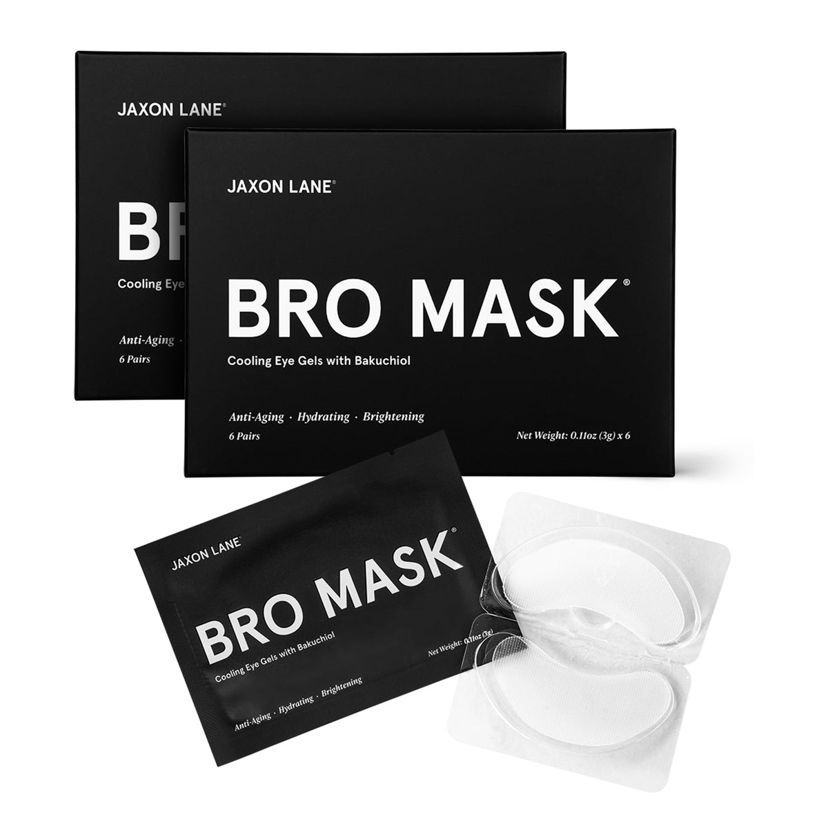 JAXON LANE BRO MASK: parches oculares de hidrogel para una mirada más fresca.