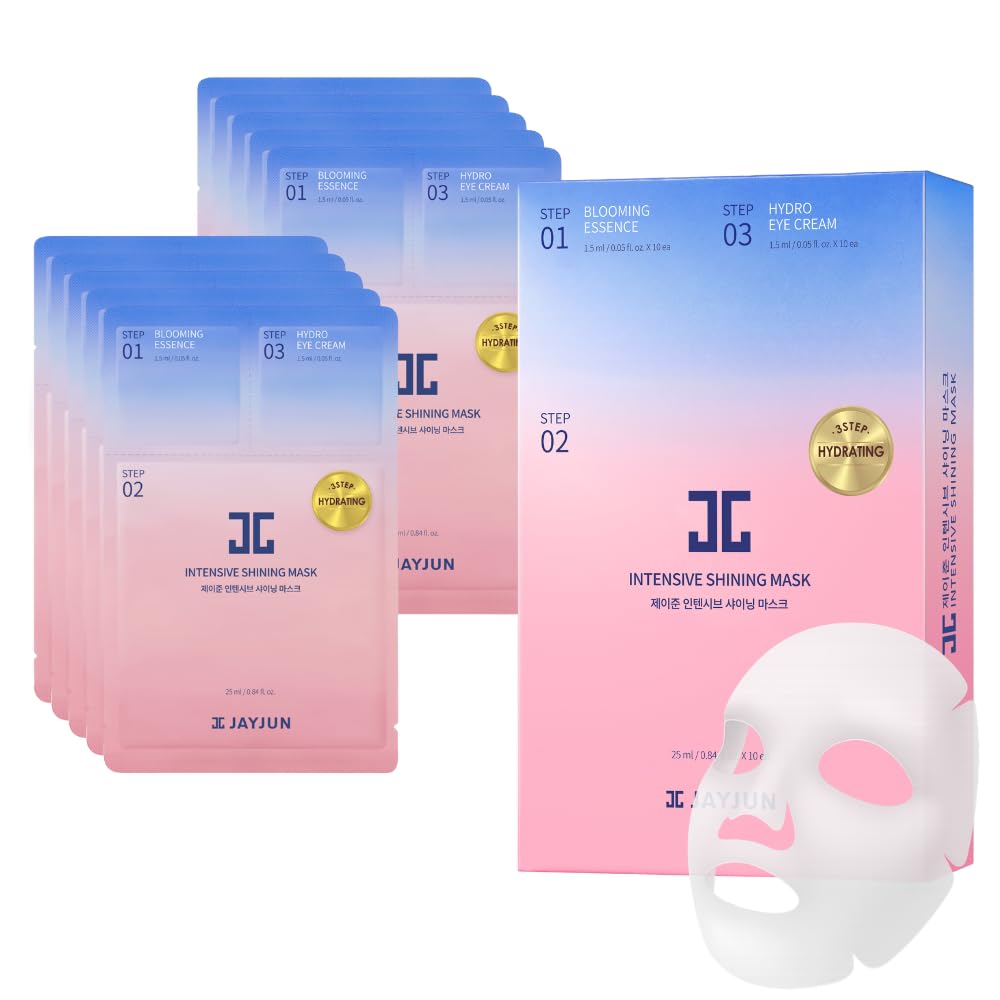 JAYJUN lavande masque-feuille, hydratation douce et éclat.