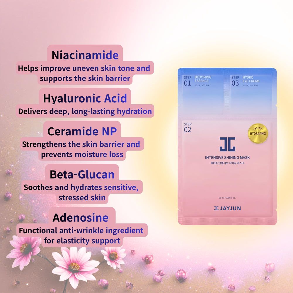 JAYJUN masque-feuille doux, adhère parfaitement et absorption homogène.