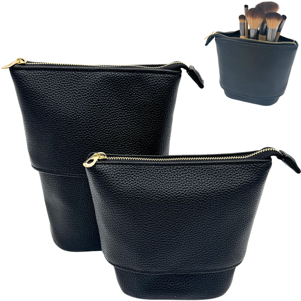 JAZD bolsa pinceles de viaje con soporte para acceso rápido y orden.