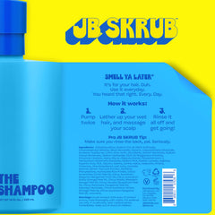 JB SKRUB Champú infantil con té verde, aroma calmante para cabello equilibrado