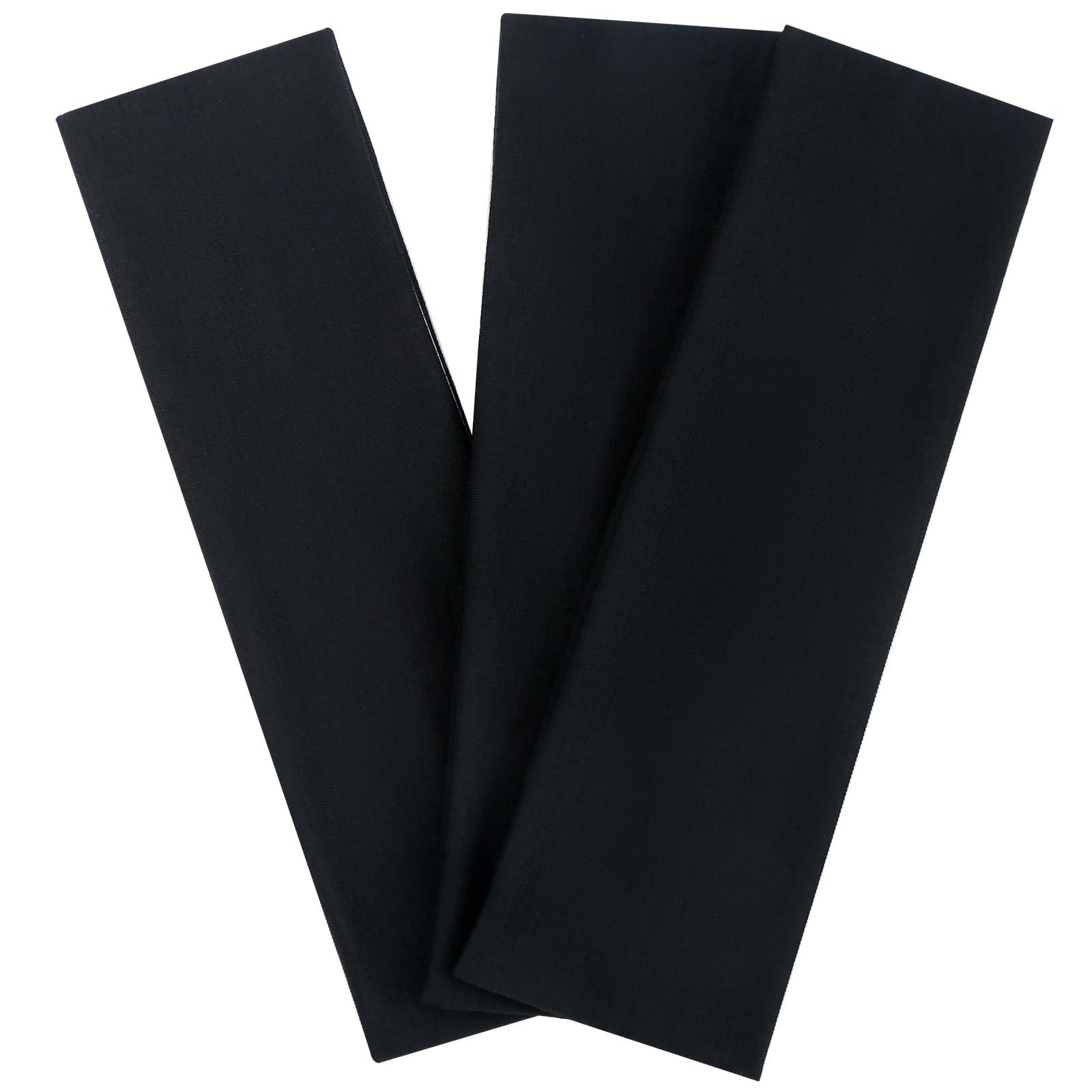 Diadema JCKHXG para mujer en negro sujetando el cabello durante entrenamiento
