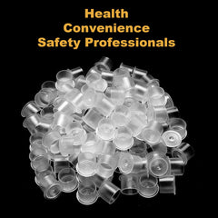 Fond plat des capuchons Jconly, stabilité fiable sur toute surface.