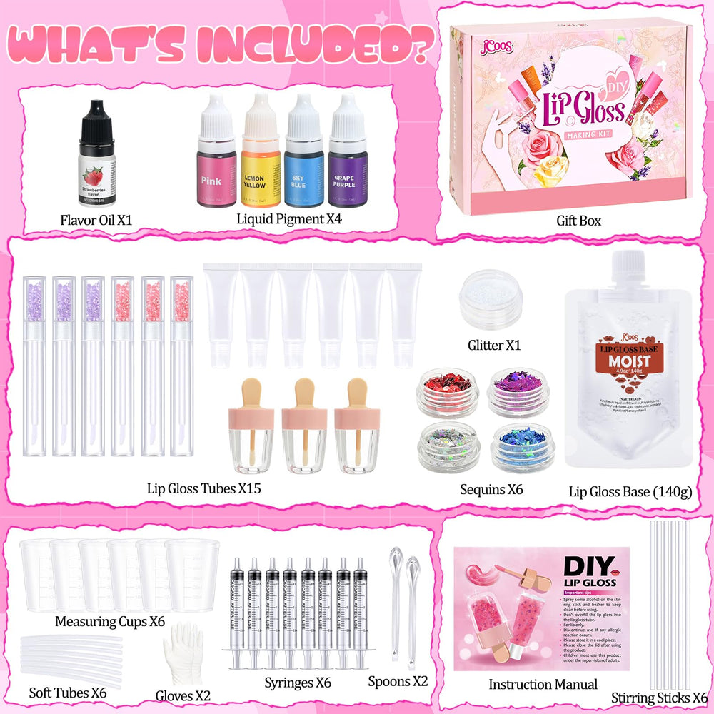 Jcoos pigmentos labiales: colores vibrantes para personalizar tus brillos