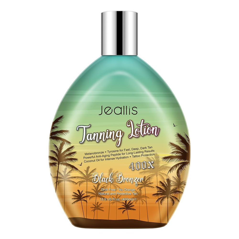 Jeallis Extreme Dark Lotion, bronceador en botella para bronceado rápido y natural.
