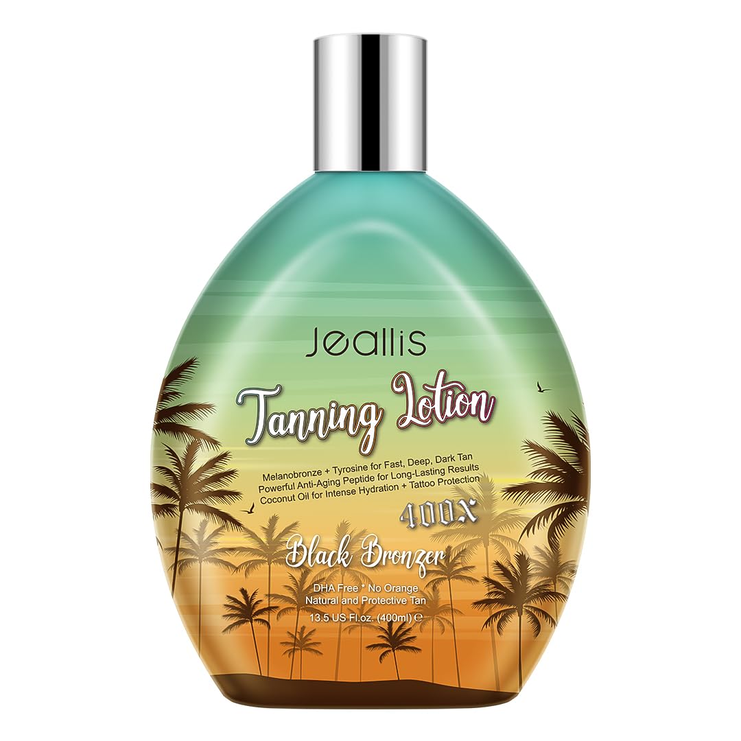 Jeallis Extreme Dark Lotion, bronceador en botella para bronceado rápido y natural.