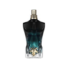 Le Beau Intenso de Jean Paul Gaultier, frasco moderno que evoca presencia nocturna.