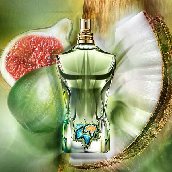 Jean Paul Gaultier Le Beau Paradise Garden, etiqueta clara para identificar fragancia sofisticada.