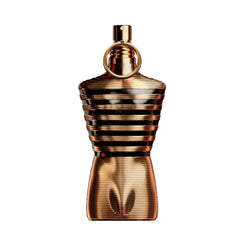 Jean Paul Gaultier Le Male Elixir, detalle del frasco que sugiere notas vainilla y especias