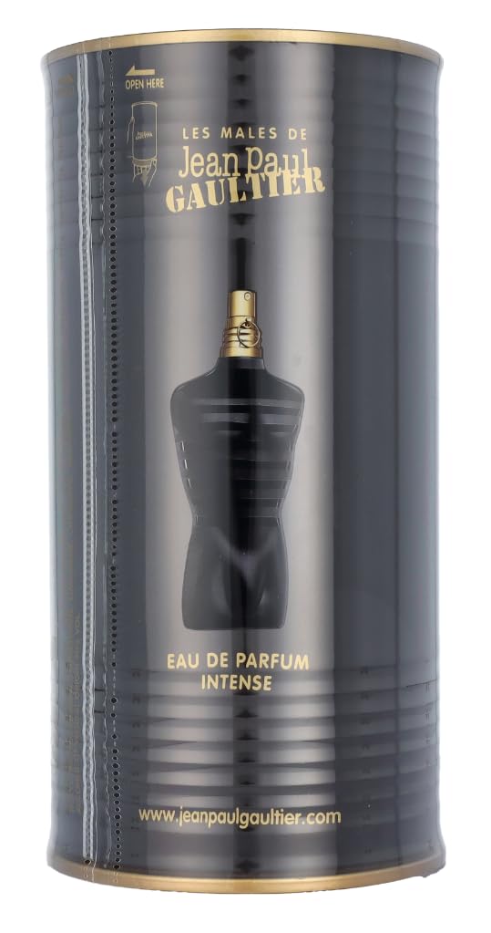Empaque y caja de Le Male Le Parfum, regalo sofisticado para caballeros.