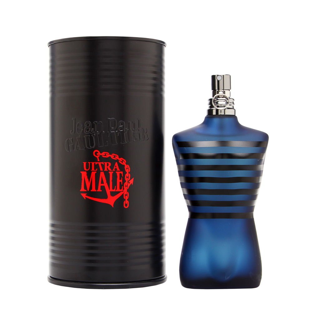 Botella Jean Paul Gaultier Ultra Male Intense para hombre, aroma duradero ideal para salidas nocturnas