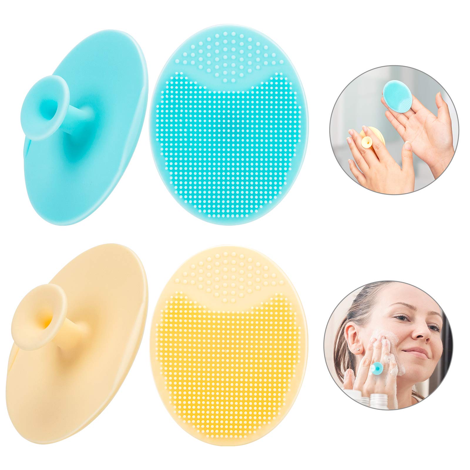 Limpieza rápida de maquillaje con cepillo de silicona JEXCULL
