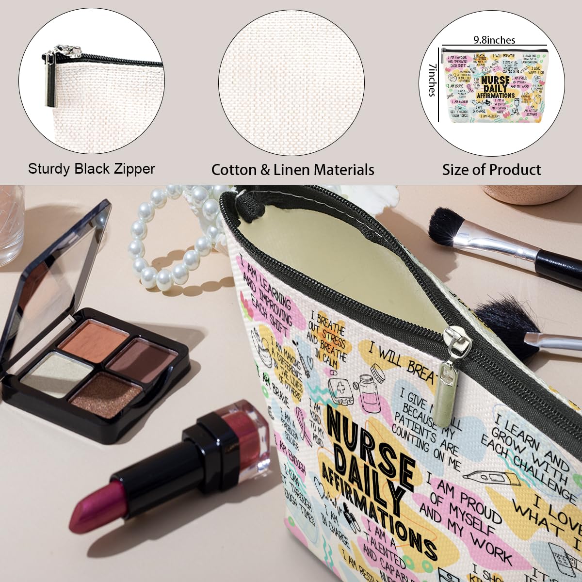 Jeilink bolso maquillaje regalo ideal para mujer y amiga