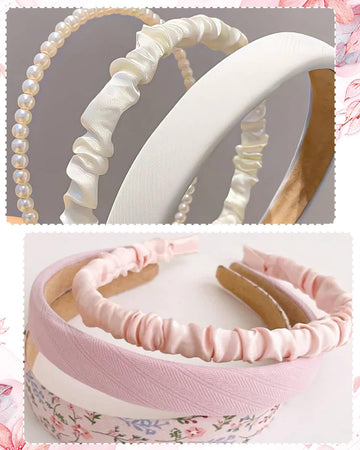 Diadema JELIEE con patrón de cuadros, estilo moderno diario.